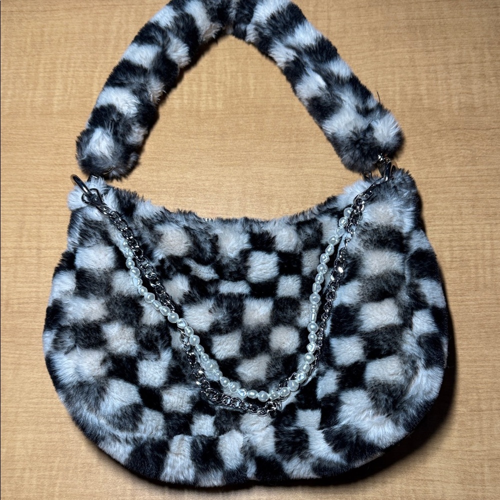 Urban Outfitters NWOT Black and White Checkered Women's Bag $15